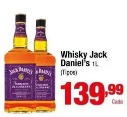 Santo Supermercados Whisky Jack Daniel's 1l (tipos) oferta