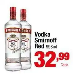 Santo Supermercados Vodka Smirnoff Red oferta