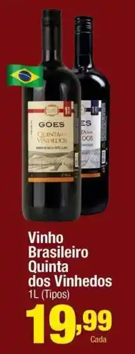 Santo Supermercados Vinho Brasileiro Quinta dos Vinhedos oferta