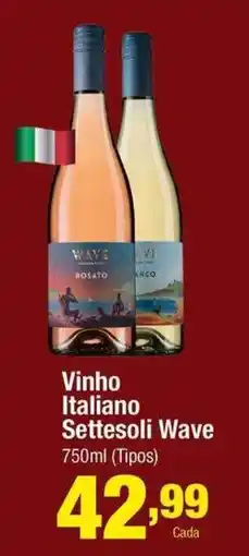 Santo Supermercados Vinho Italiano Settesoli Wave oferta