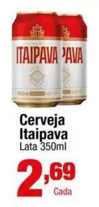 Santo Supermercados Cerveja Itaipava oferta
