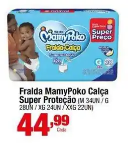 Santo Supermercados Fralda MamyPoko Calça Super Proteção oferta