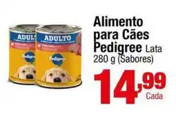 Santo Supermercados Alimento para Cães Pedigree Lata oferta