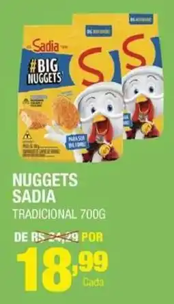 Santo Supermercados Nuggets sadia tradicional oferta
