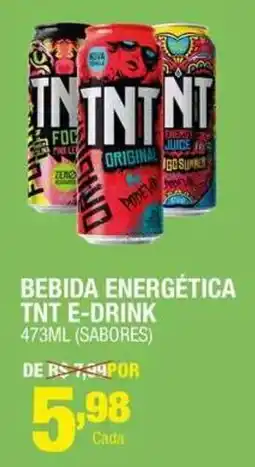 Santo Supermercados Bebida energética tnt e-drink oferta