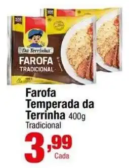 Santo Supermercados Farofa temperada da terrinha tradicional oferta