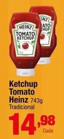 Santo Supermercados Ketchup Tomato Heinz Tradicional oferta