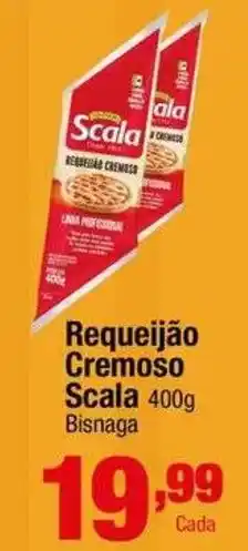 Santo Supermercados Requeijão Cremoso Scala oferta