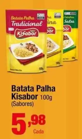 Santo Supermercados Batata Palha Kisabor oferta