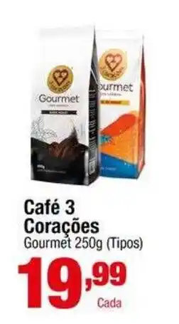 Santo Supermercados Café 3 Corações Gourmet oferta