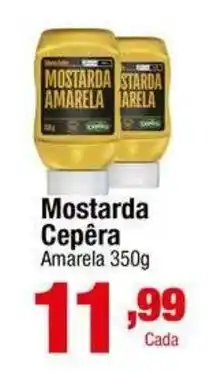 Santo Supermercados Mostarda Cepêra Amarela oferta