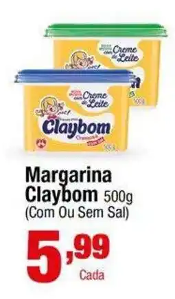 Santo Supermercados Margarina claybom oferta