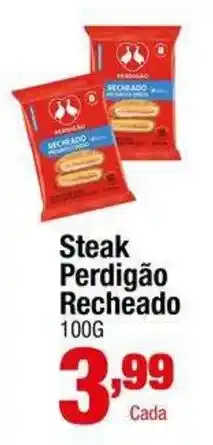Santo Supermercados Steak Perdigão Recheado oferta