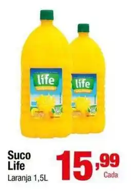 Santo Supermercados Suco Life Laranja oferta
