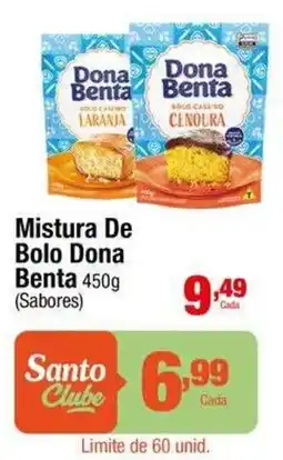 Santo Supermercados Mistura De Bolo Dona Benta oferta