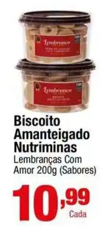 Santo Supermercados Biscoito Amanteigado Nutriminas oferta