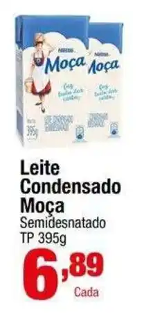 Santo Supermercados Leite Condensado Moça Semidesnatado oferta