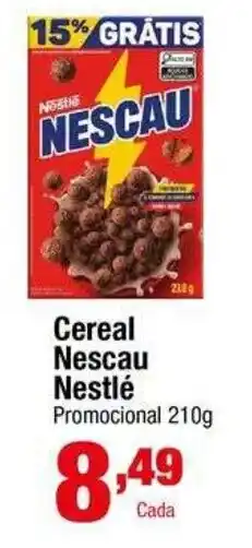 Santo Supermercados Cereal Nescau Nestlé oferta