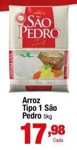 Santo Supermercados Arroz tipo 1 são pedro oferta