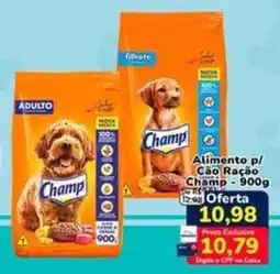 Nagumo Alimento p/ Cão Ração Champ oferta