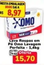 Nagumo Lava Roupas em Pó Omo Lavagem Perfeita oferta