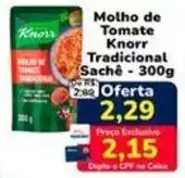 Nagumo molho de tomate knorr tradicional sachê oferta