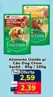 Nagumo Alimento Úmido p/ Cão Dog Chow Sachê oferta