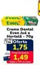 Nagumo Creme Dental Even Juá e Hortelã oferta