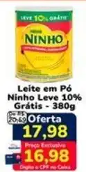 Nagumo Leite em Pó Ninho Leve 10% Grátis oferta