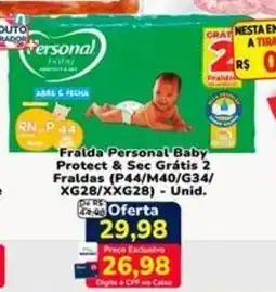 Nagumo Fralda personal baby oferta