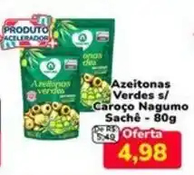 Nagumo Azeitonas verdes s/ Caroço Nagumo oferta