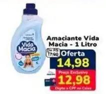 Nagumo Amaciantes vida macia - 1 litro oferta