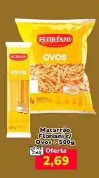 Nagumo Macarrão Floriani c/ Ovos oferta