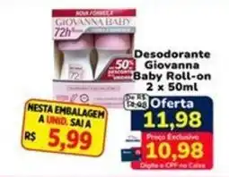 Nagumo Desodorante Giovanna Baby Roll-on oferta