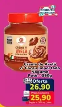 Nagumo Creme de Avelã c/ Cacau Importado oferta