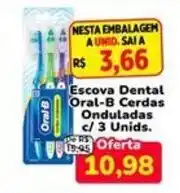 Nagumo escova dental oral-b cerdas onduladas oferta
