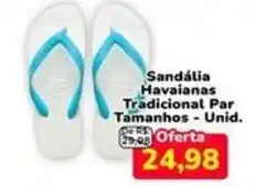 Nagumo Sandália havaianas tradicional par oferta