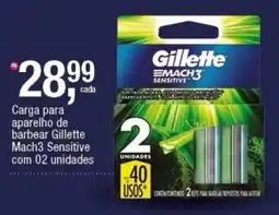Frangolândia Carga para aparelho de barbear Gillette Mach3 Sensitive oferta
