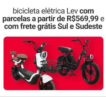 Bicicleta elétrica lev