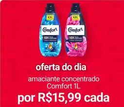 Americanas Express amaciante concentrado comfort 1l oferta