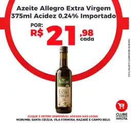 Hirota Food Supermercado Azeite allegro extra virgem oferta