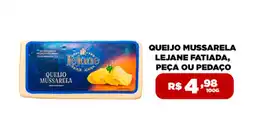 Hirota Food Supermercado Queijo mussarela lejane fatiada peça ou pedaço oferta