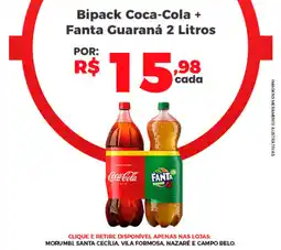 Hirota Food Supermercado Bipack Coca-Cola + Fanta Guaraná oferta