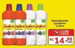 Hirota Food Supermercado Desinfetante lysoform oferta
