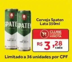 Hirota Food Supermercado Cerveja Spaten oferta