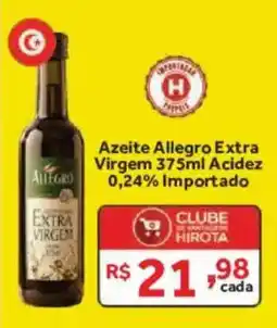 Hirota Food Supermercado Azeite allegro extra virgem oferta