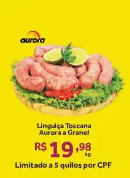Hirota Food Supermercado Linguiça Toscana Aurora a Granel oferta