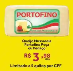 Hirota Food Supermercado Queijo Mussarela Portofino Peça ou Pedaço oferta