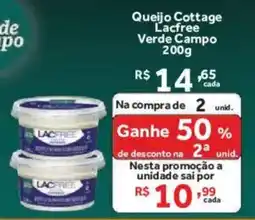 Hirota Food Supermercado Queijo Cottage Lacfree Verde Campo oferta