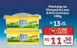 Hirota Food Supermercado Manteiga ou Margarina Leco Extra Cremosa oferta